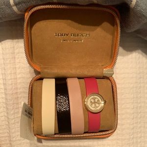 Tory Burch watch and multiple straps